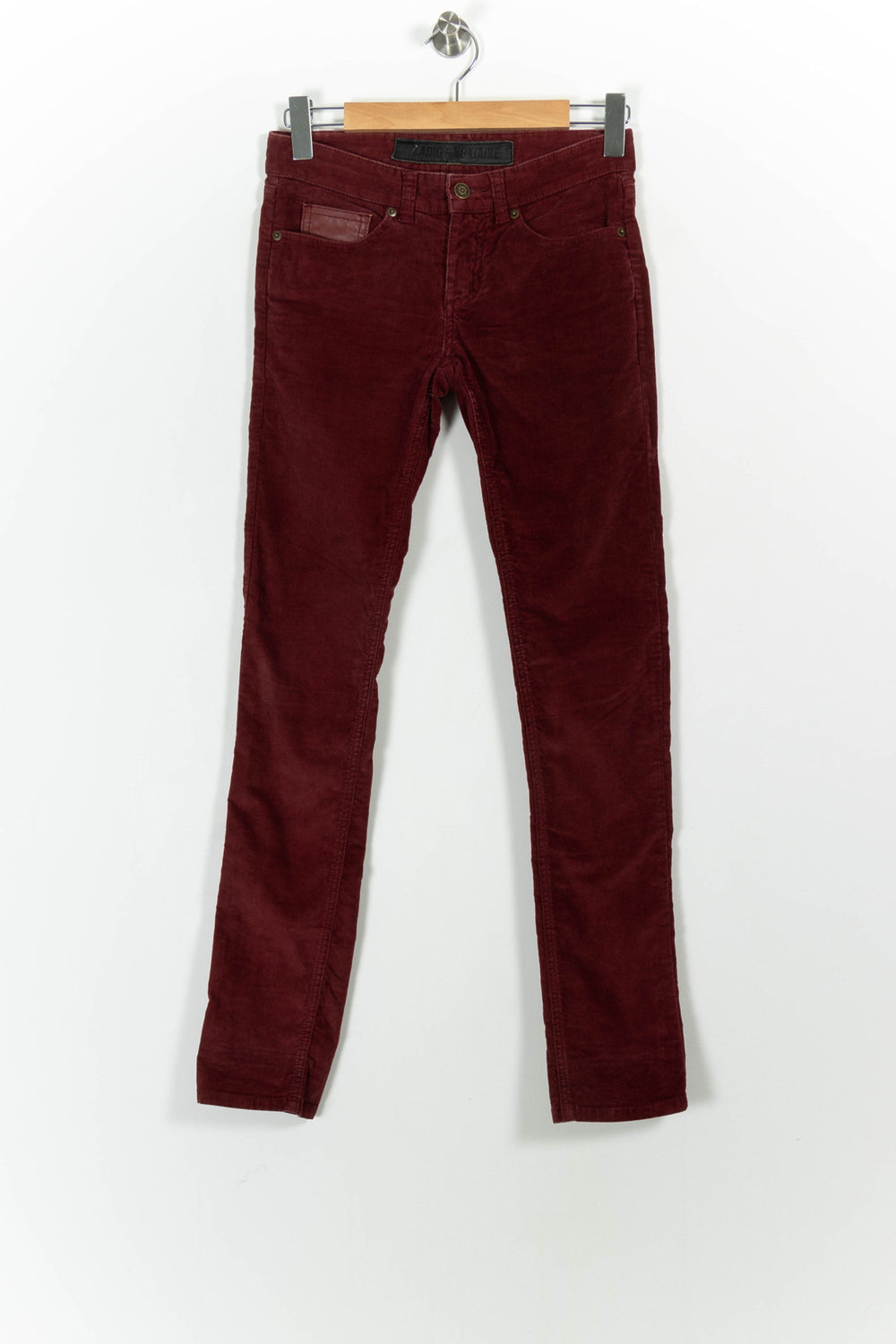 Pantalon Bordeaux - Taille M/38 de la marque Zadig&Voltaire | PARAD102570 - Vendu par Paradigme - Image 2