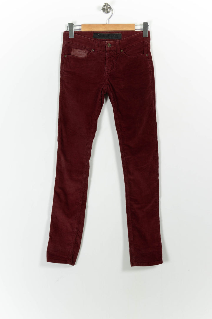 Pantalon Bordeaux - Taille M/38 de la marque Zadig&Voltaire | PARAD102570 - Vendu par Paradigme - Image 2