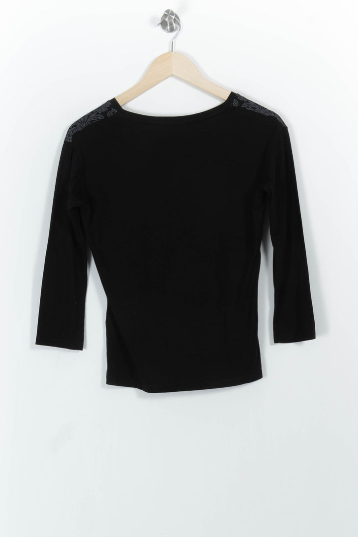T-shirt Noir - Taille S/36 de la marque Maison 123 | PARAD102575 - Vendu par Paradigme - Image 4