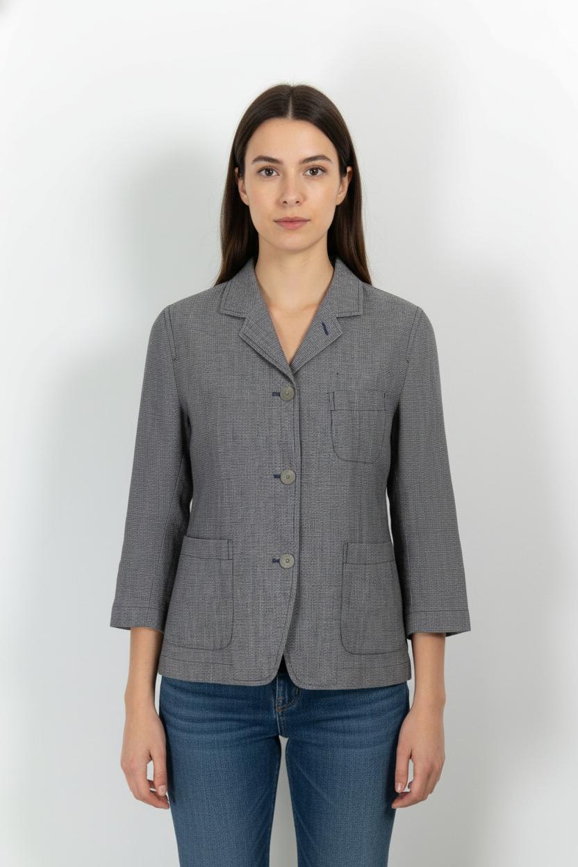 Blazer Bleu - Taille S/36 de la marque Comptoir des Cotonniers | PARAD102584 - Vendu par Paradigme - Image 1