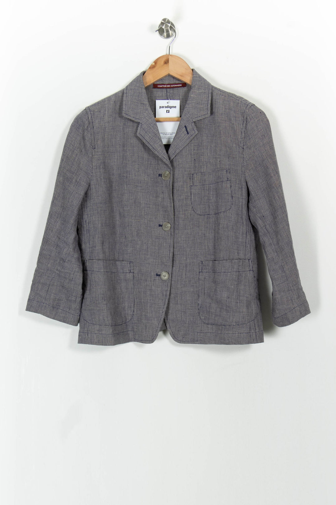 Blazer Bleu - Taille S/36 de la marque Comptoir des Cotonniers | PARAD102584 - Vendu par Paradigme - Image 2