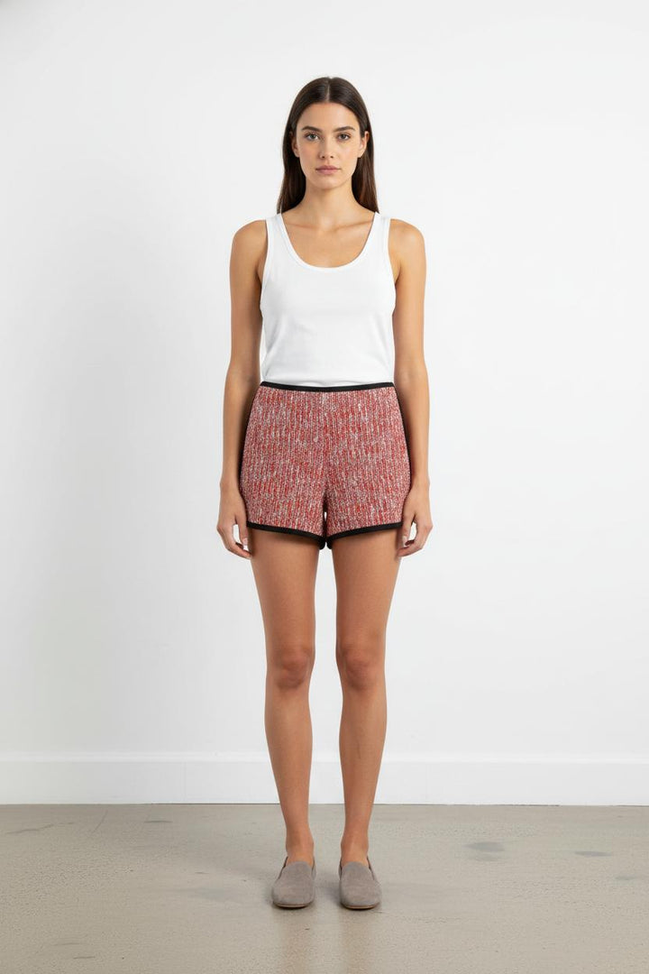 Short Rouge et Blanc - Taille L/40 de la marque Maje | PARAD102594 - Vendu par Paradigme - Image 1