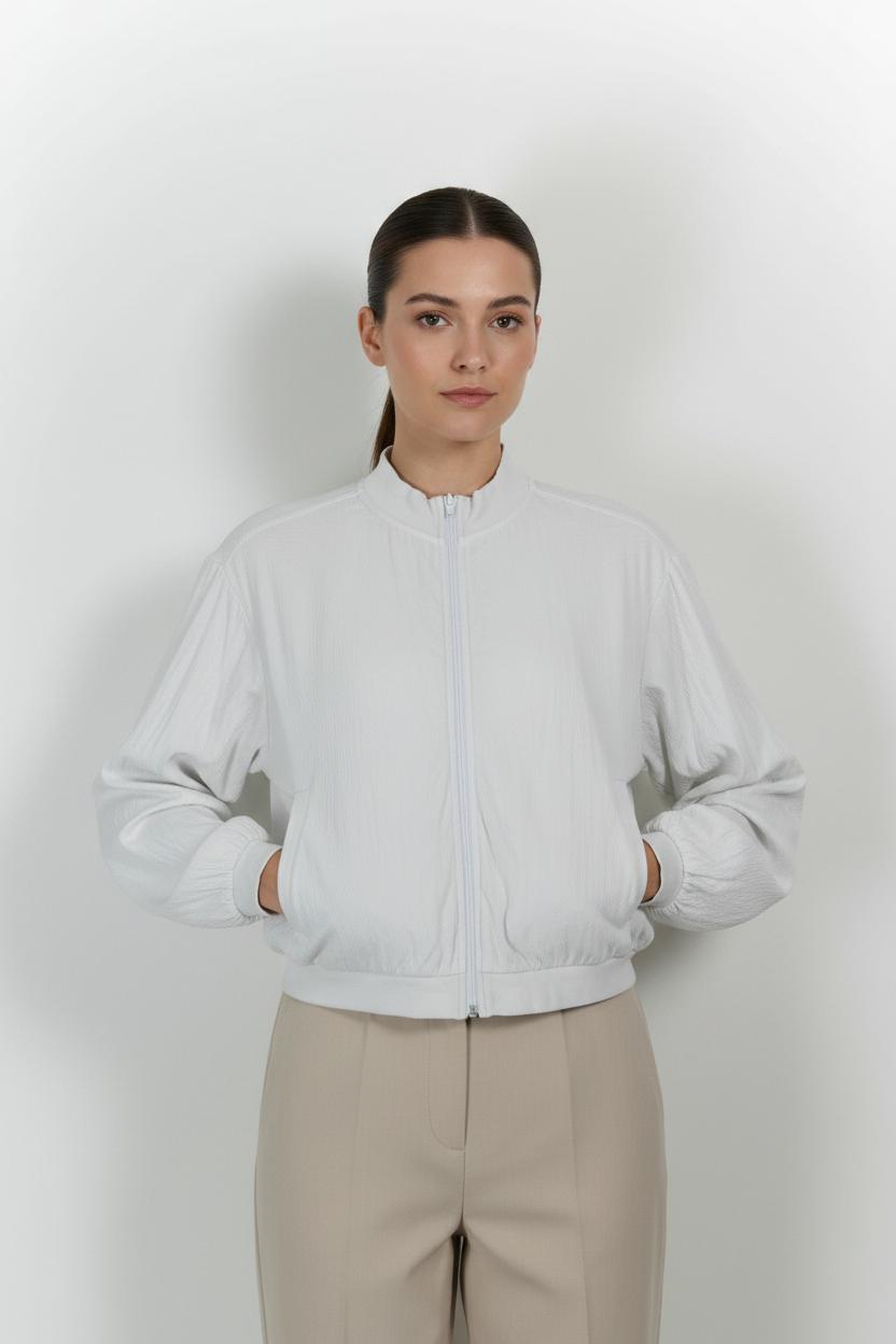 Veste Blanche - Taille S/36 de la marque American Vintage | PARAD102597 - Vendu par Paradigme - Image 1
