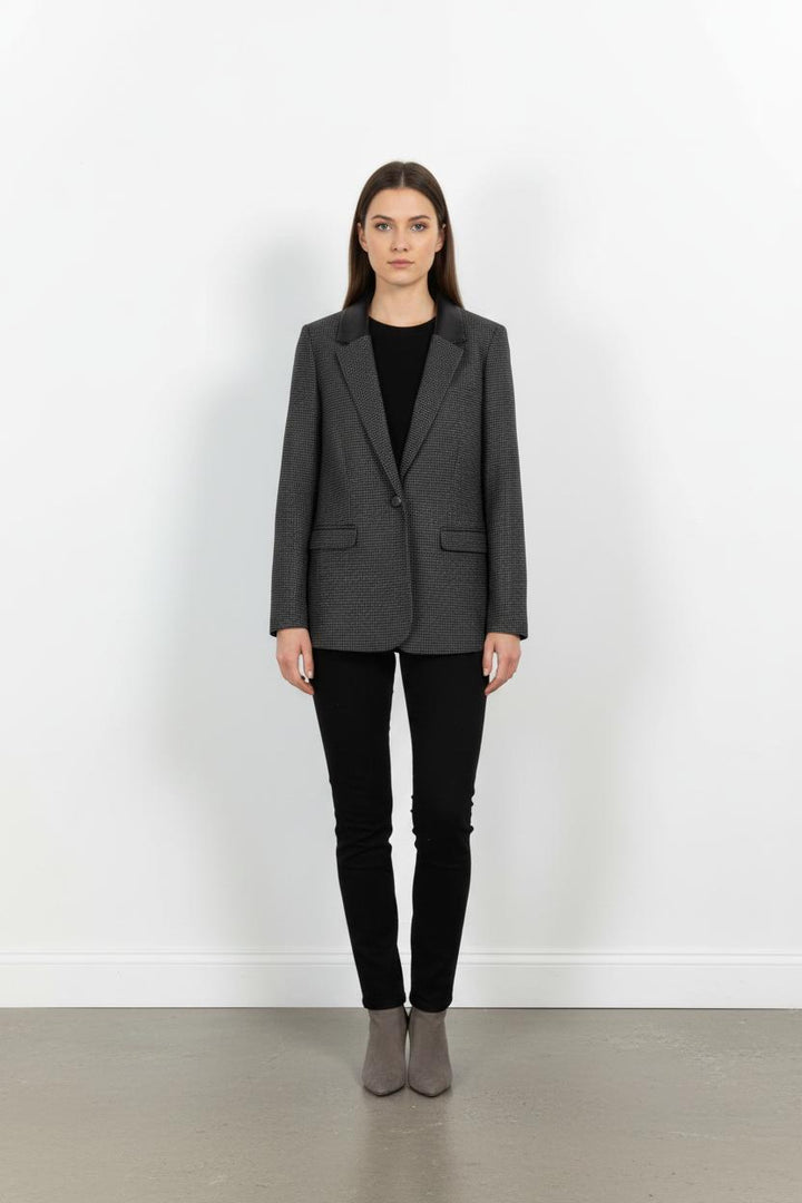 Veste Grise - Taille M/38 de la marque Claudie Pierlot | PARAD102601 - Vendu par Paradigme - Image 1