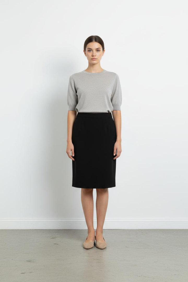 Jupe Droite Noire - Taille L/40 de la marque ZAPA | PARAD102603 - Vendu par Paradigme - Image 1