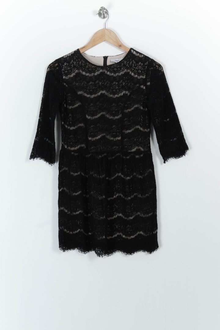 Robe en dentelle noire - Taille XS/34 de la marque Suncoo | PARAD102605 - Vendu par Paradigme - Image 2