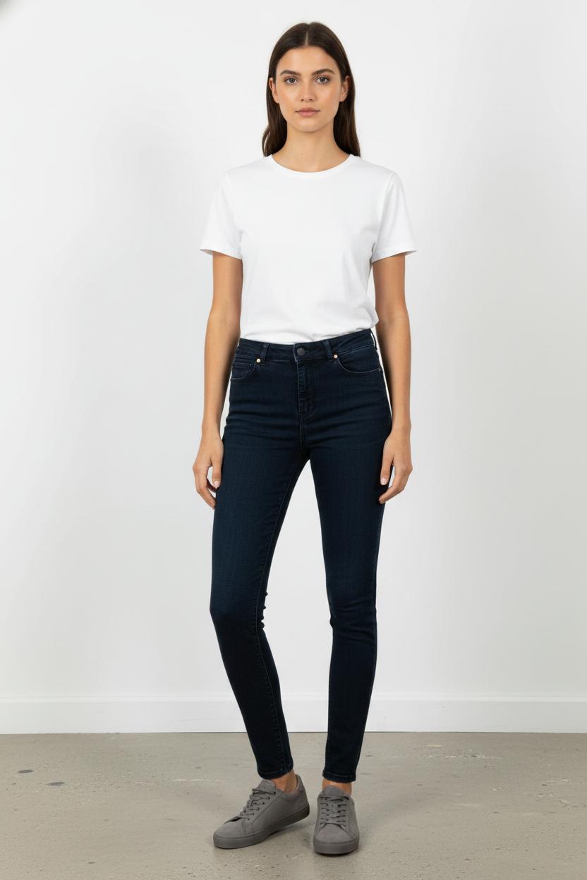 Jean Slim Bleu - Taille S/36 de la marque Claudie Pierlot | PARAD102606 - Vendu par Paradigme - Image 1
