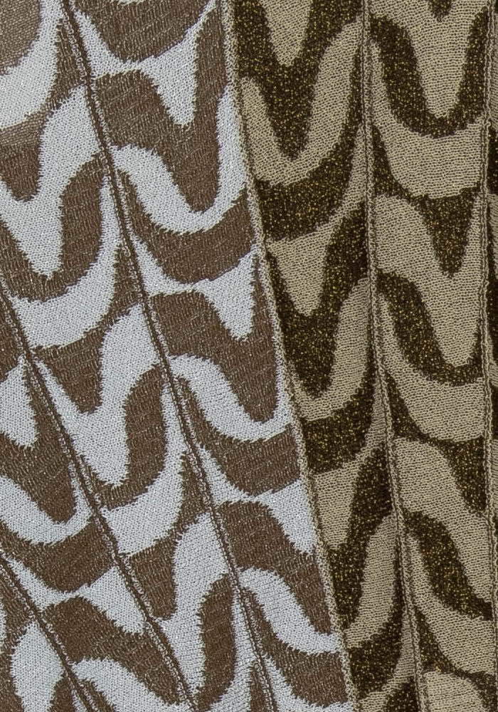Blouse Marron et Beige - Taille M/38 de la marque Marina Rinaldi | PARAD102611 - Vendu par Paradigme - Image 3