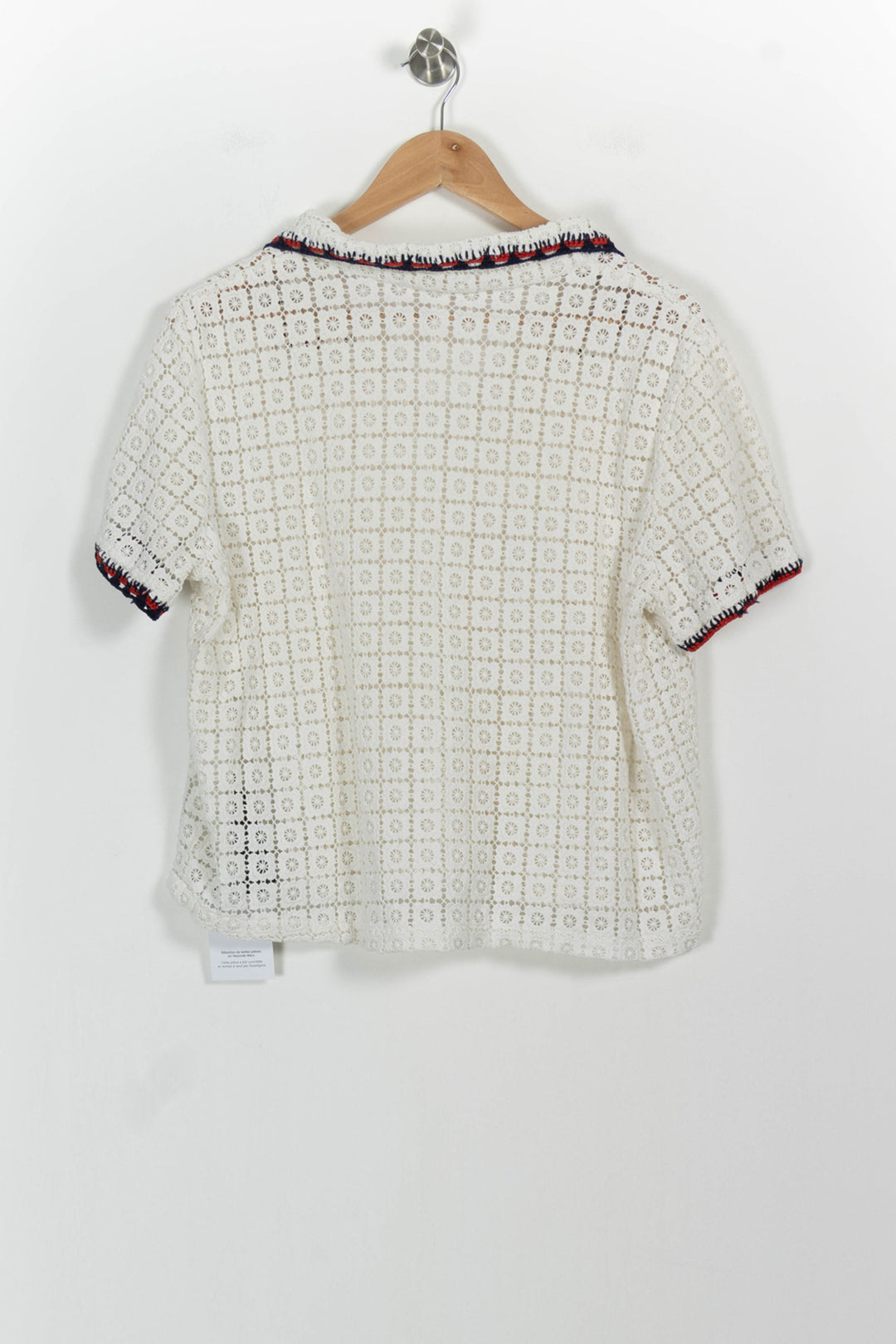 Polo Blanc et Noir - Taille L/40 de la marque I.Code | PARAD102624 - Vendu par Paradigme - Image 4