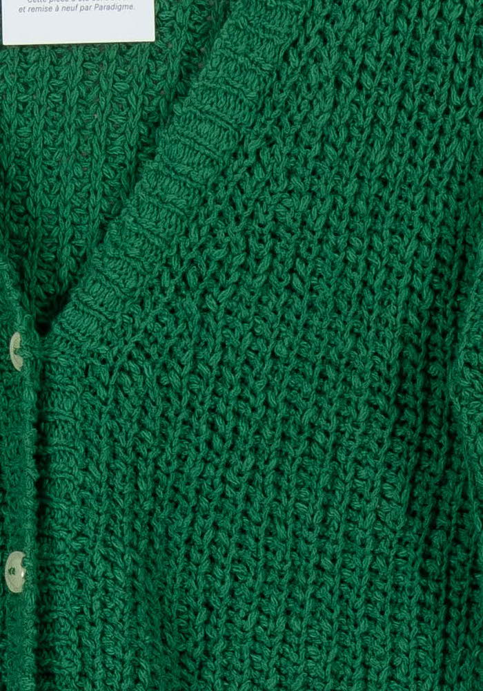Cardigan Vert - Taille L/40 de la marque Des petits hauts | PARAD102636 - Vendu par Paradigme - Image 3
