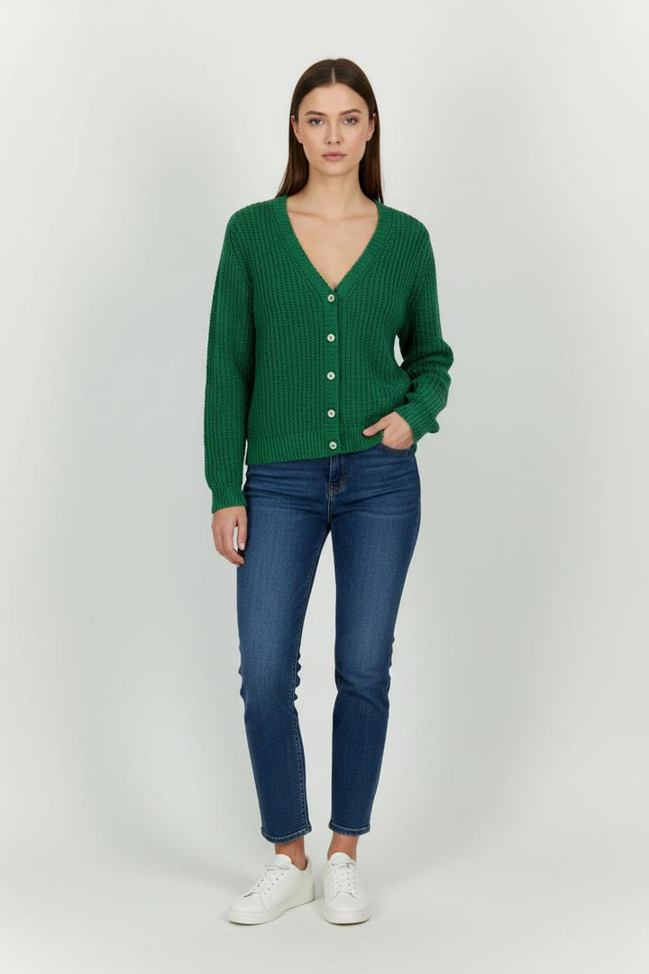 Cardigan Vert - Taille L/40 de la marque Des petits hauts | PARAD102636 - Vendu par Paradigme - Image 1