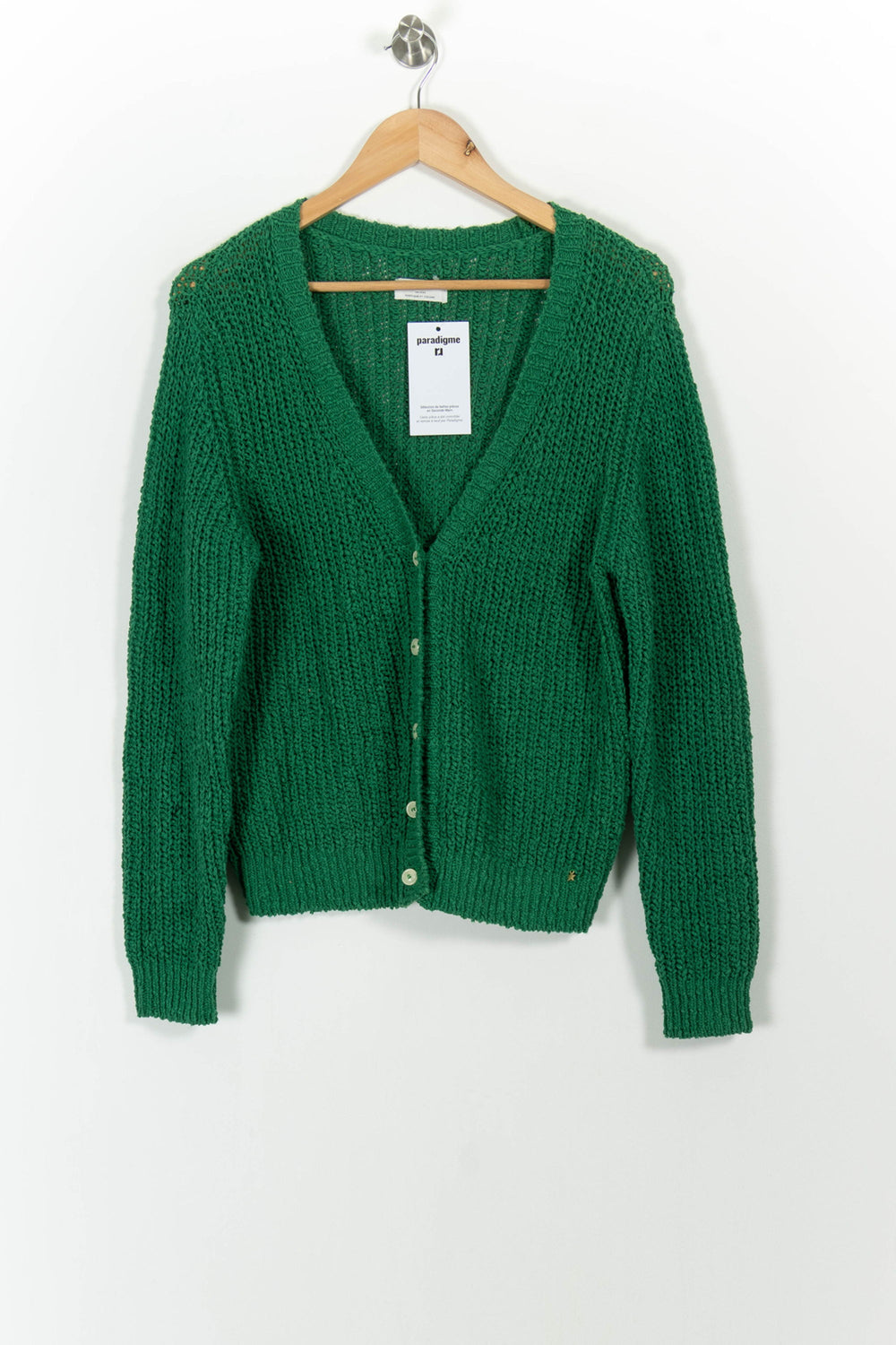 Cardigan Vert - Taille L/40 de la marque Des petits hauts | PARAD102636 - Vendu par Paradigme - Image 2