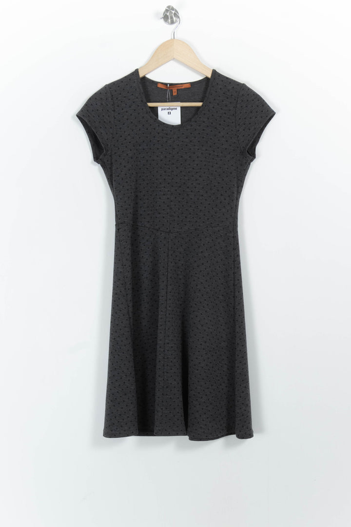 Robe Grise - Taille M/38 de la marque La Fée Maraboutée | PARAD102638 - Vendu par Paradigme - Image 2