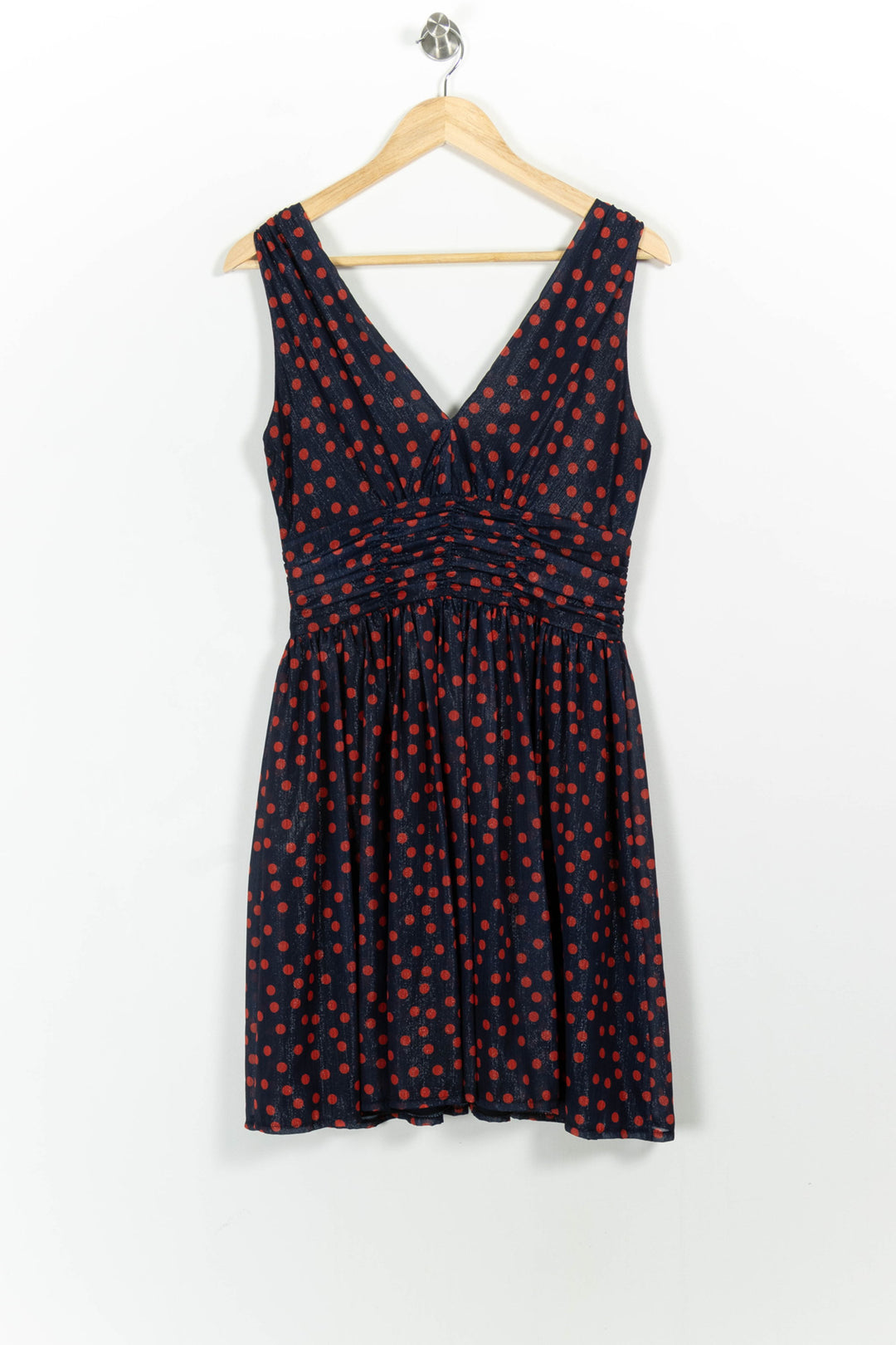 Robe Bleu Marine et Rouge - Taille S/36 de la marque La Fée Maraboutée | PARAD102639 - Vendu par Paradigme - Image 4