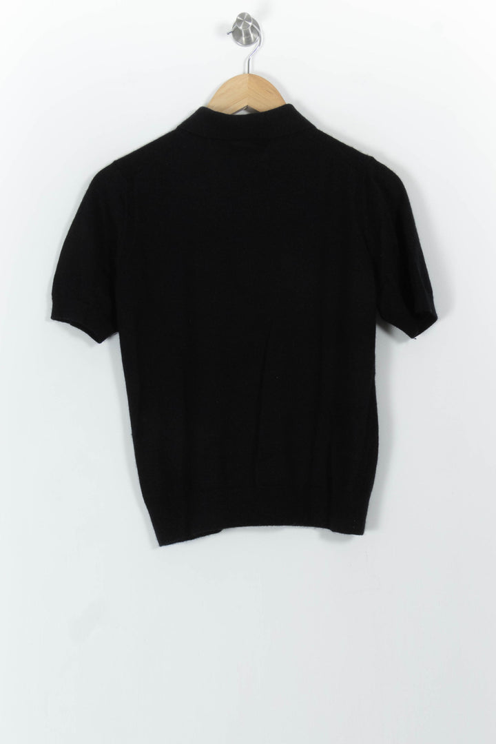 Polo Noir - Taille L/40 de la marque Eric Bompard | PARAD102640 - Vendu par Paradigme - Image 4