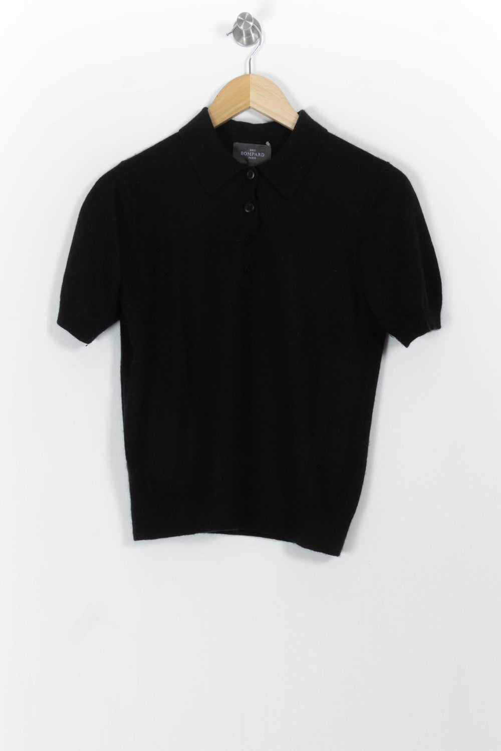Polo Noir - Taille L/40 de la marque Eric Bompard | PARAD102640 - Vendu par Paradigme - Image 2
