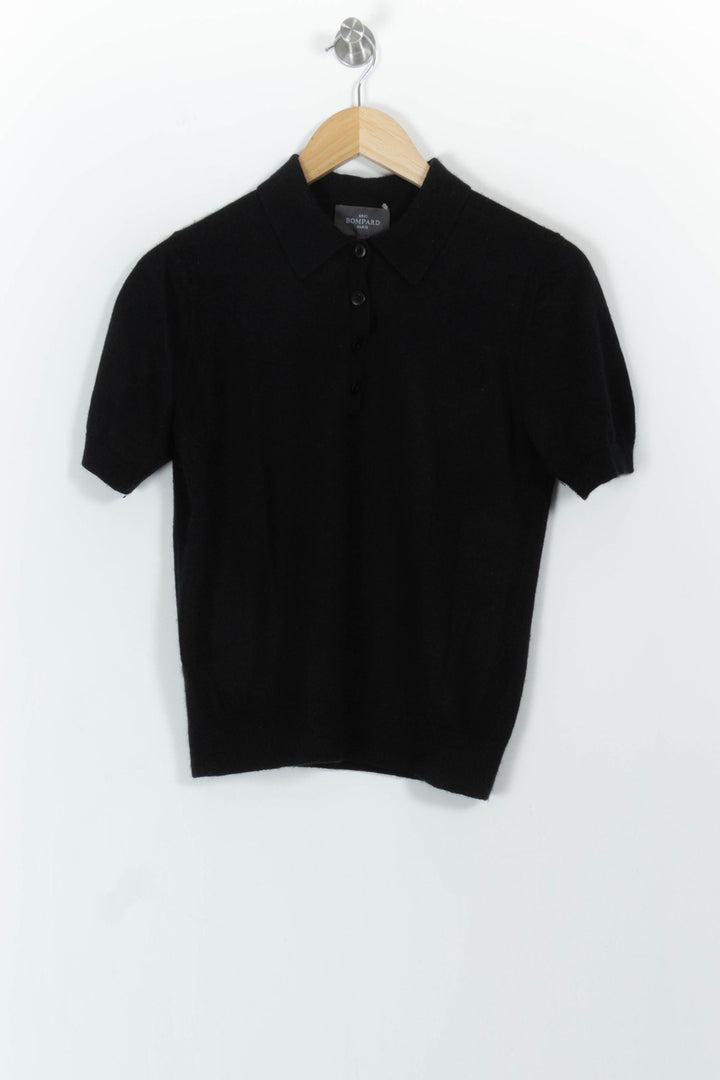 Polo Noir - Taille L/40 de la marque Eric Bompard | PARAD102640 - Vendu par Paradigme - Image 2