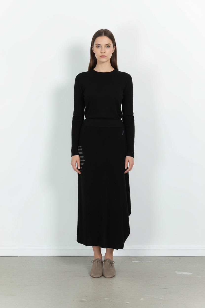 Jupe Longue Noire - Taille M/38 de la marque Saint James | PARAD102644 - Vendu par Paradigme - Image 1
