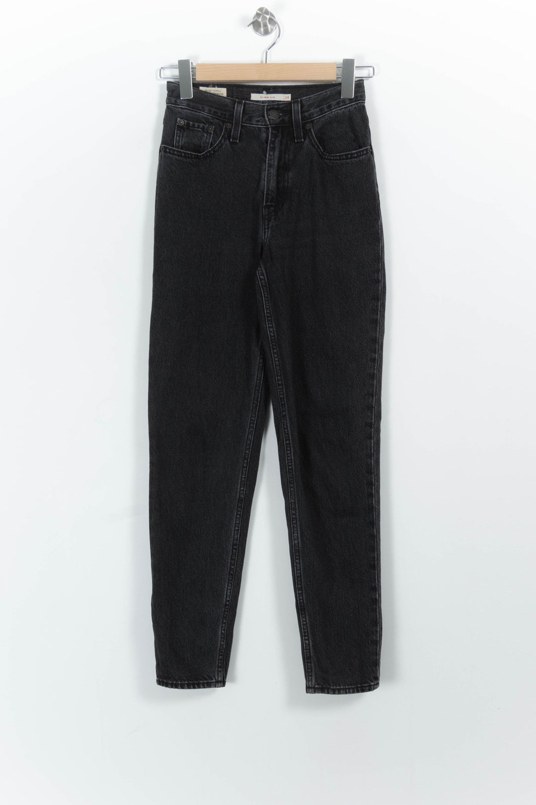 Jean Droit Noir - Taille XS/34 de la marque Levi's | PARAD102645 - Vendu par Paradigme - Image 2