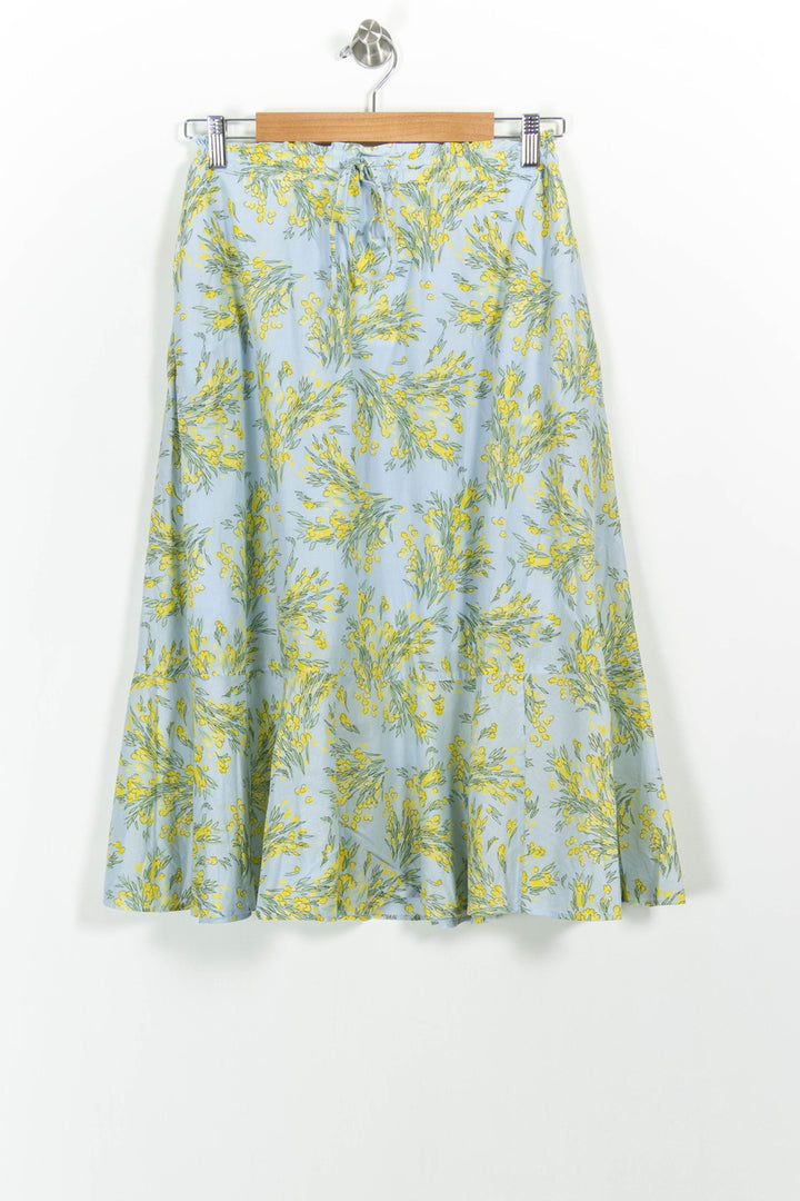 Jupe Midi Bleu et Jaune - Taille XS/34 de la marque Comptoir des Cotonniers | PARAD102646 - Vendu par Paradigme - Image 2