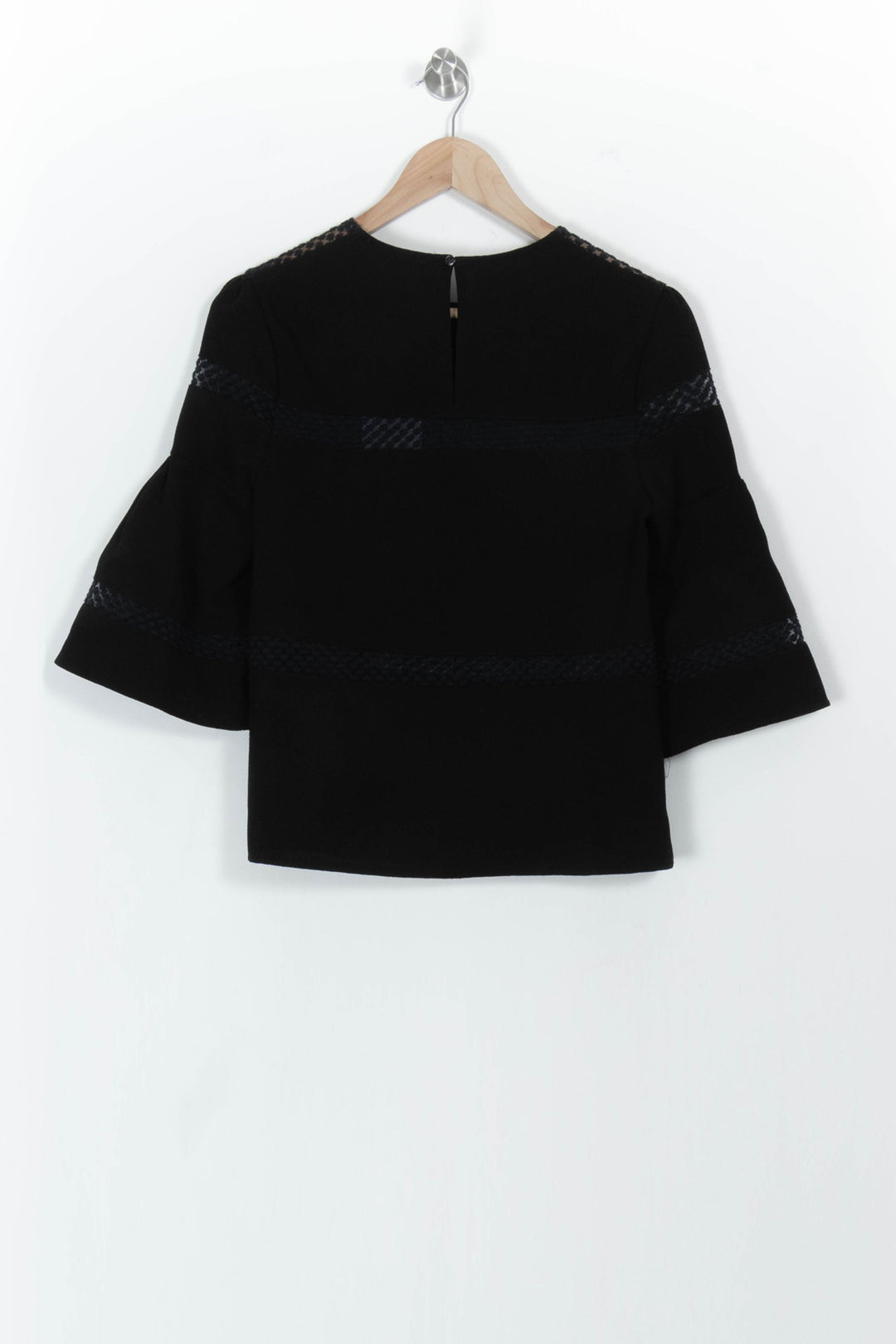 Blouse Noire - Taille S/36 de la marque Maje | PARAD102653 - Vendu par Paradigme - Image 4