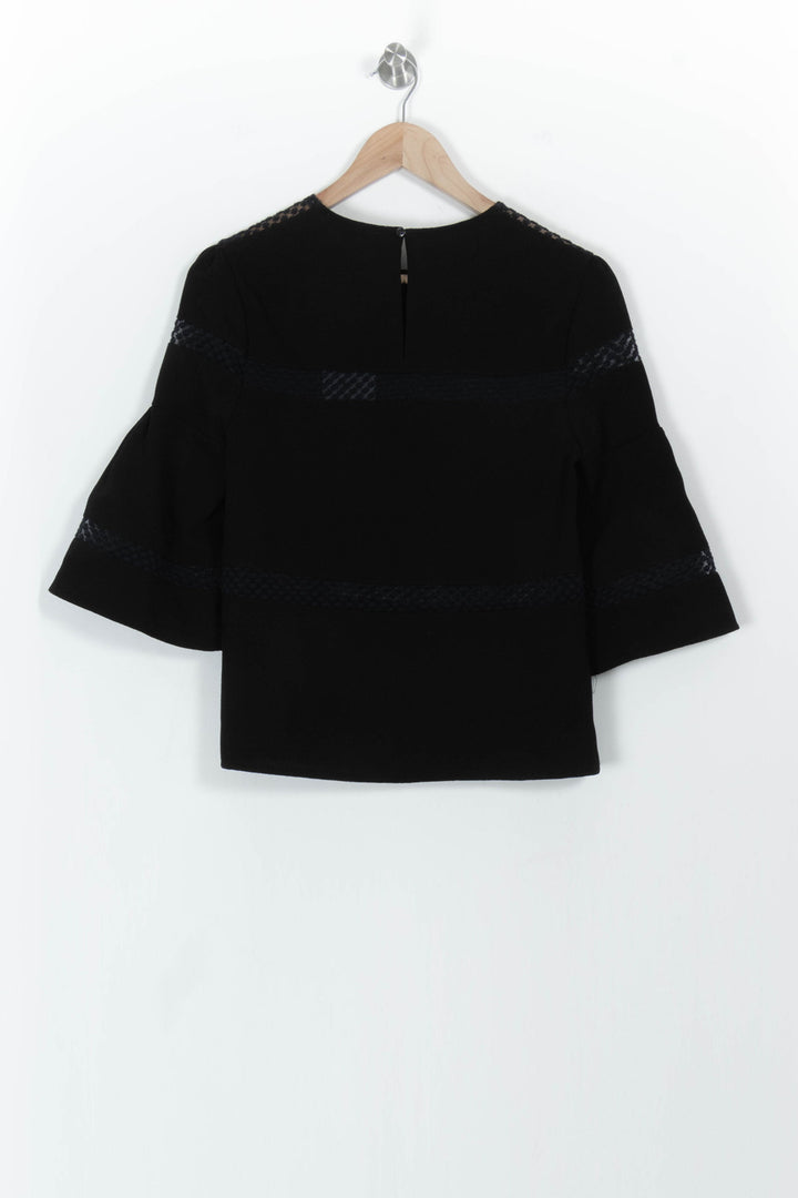 Blouse Noire - Taille S/36 de la marque Maje | PARAD102653 - Vendu par Paradigme - Image 4