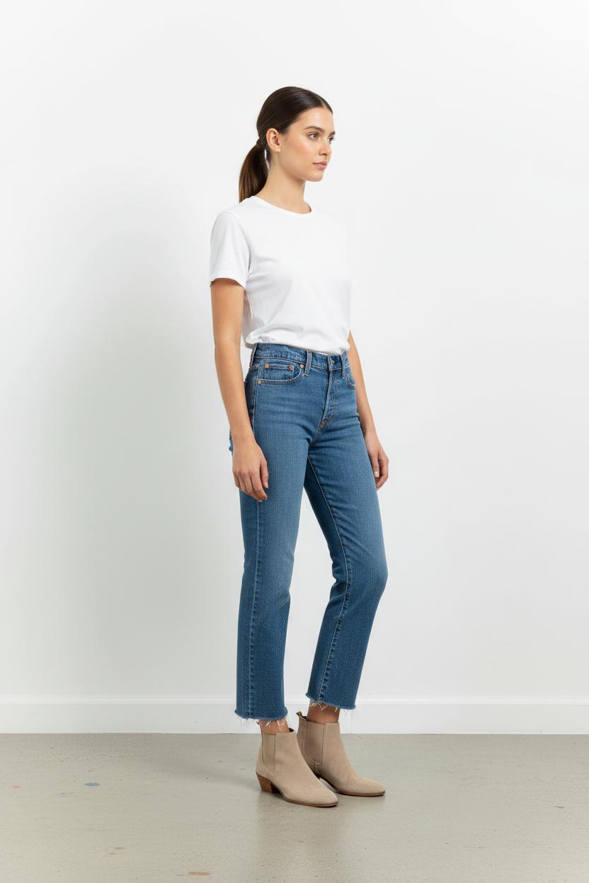Jean Droit Bleu - Taille XS/34 de la marque Levi's | PARAD102654 - Vendu par Paradigme - Image 1