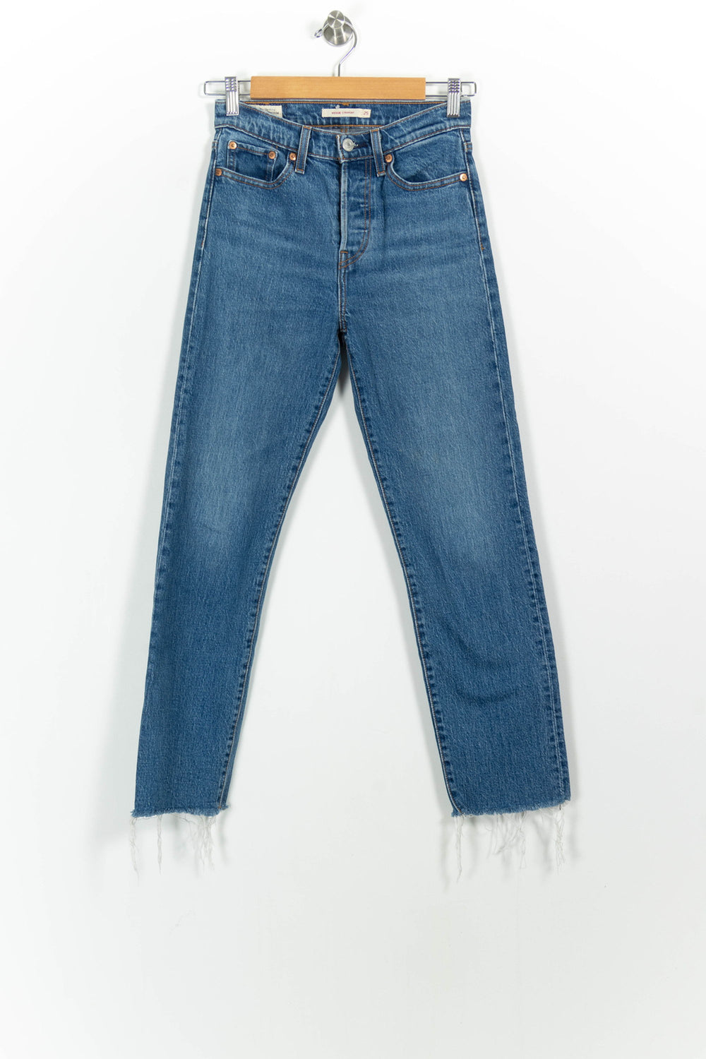Jean Droit Bleu - Taille XS/34 de la marque Levi's | PARAD102654 - Vendu par Paradigme - Image 2