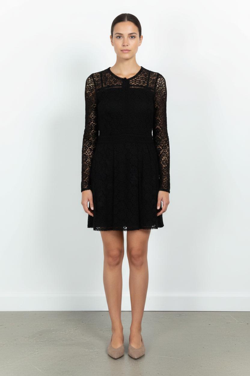 Robe Dentelle Noire - Taille S/36 de la marque Ekyog | PARAD102655 - Vendu par Paradigme - Image 1