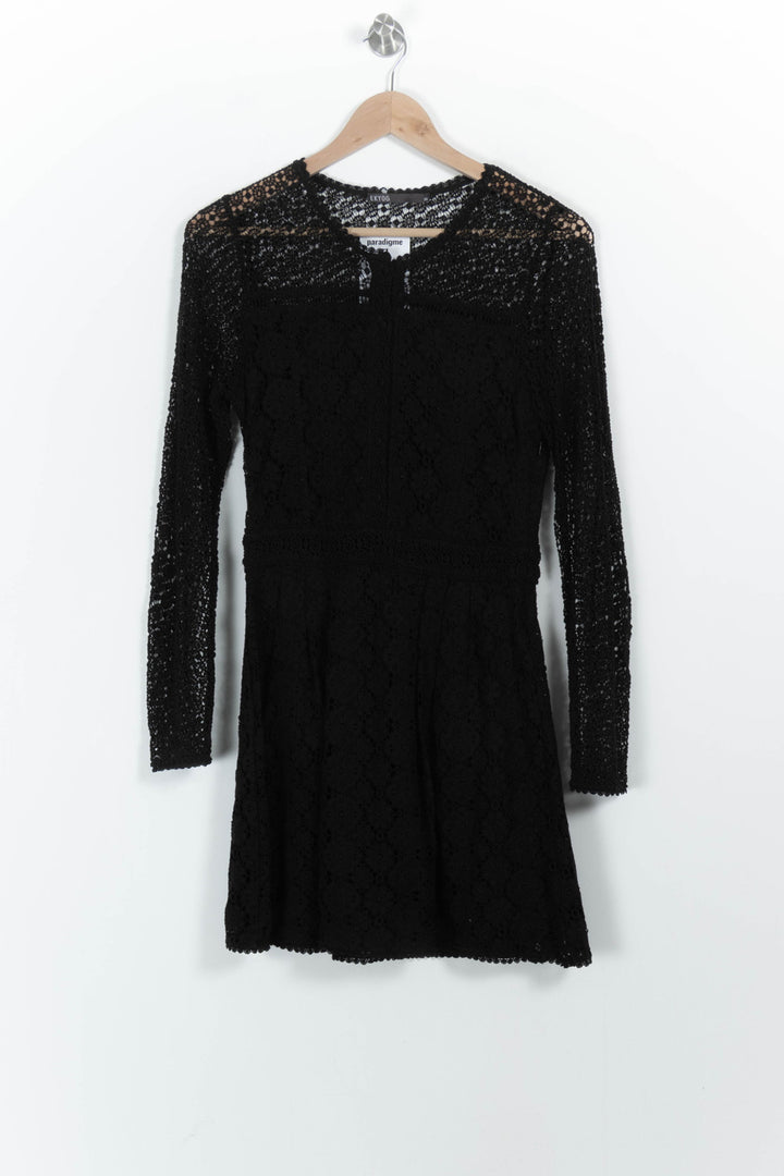 Robe Dentelle Noire - Taille S/36 de la marque Ekyog | PARAD102655 - Vendu par Paradigme - Image 2