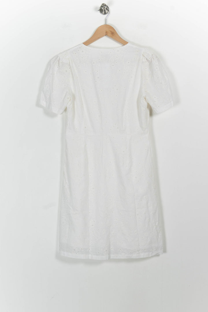 Robe Boutonnée Blanche - Taille S/36 de la marque Karl Marc John | PARAD102656 - Vendu par Paradigme - Image 4