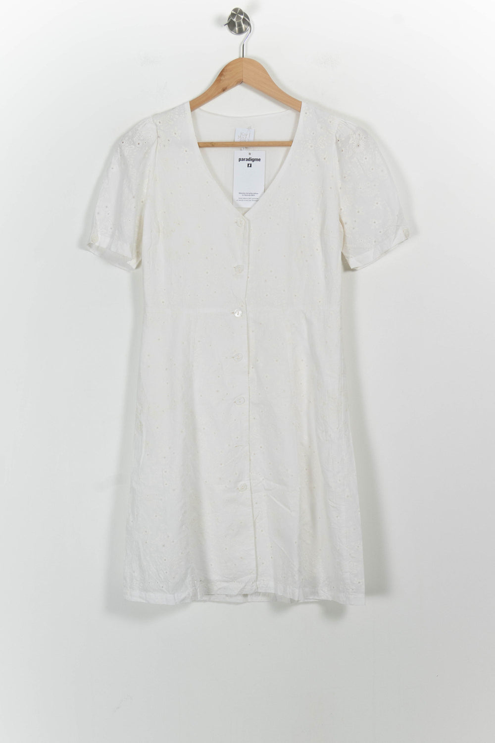 Robe Boutonnée Blanche - Taille S/36 de la marque Karl Marc John | PARAD102656 - Vendu par Paradigme - Image 2