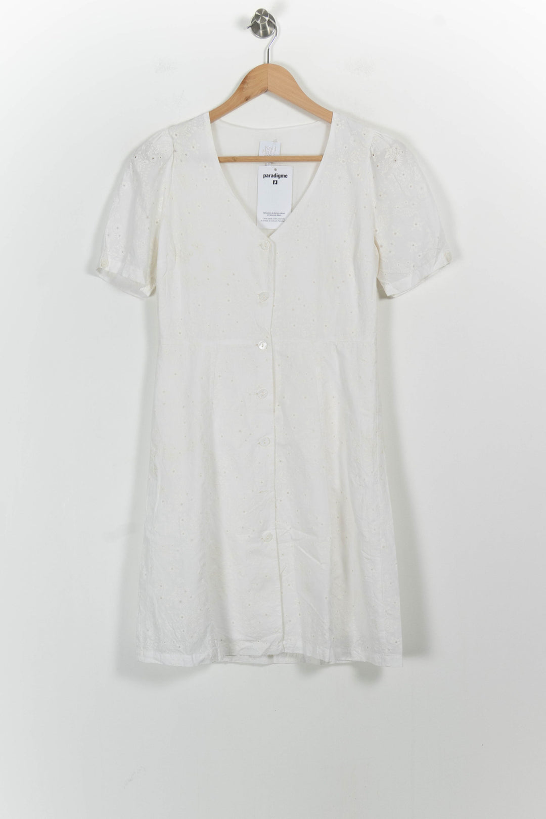 Robe Boutonnée Blanche - Taille S/36 de la marque Karl Marc John | PARAD102656 - Vendu par Paradigme - Image 2