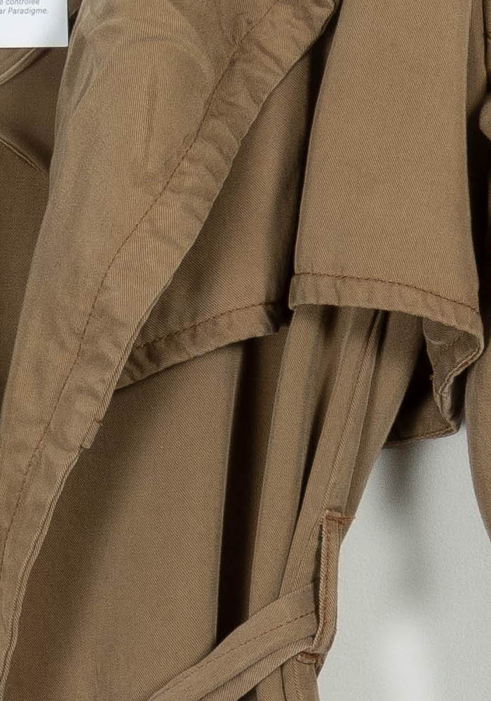 Trench Beige - Taille XS/34 de la marque IKKS | PARAD102657 - Vendu par Paradigme - Image 3