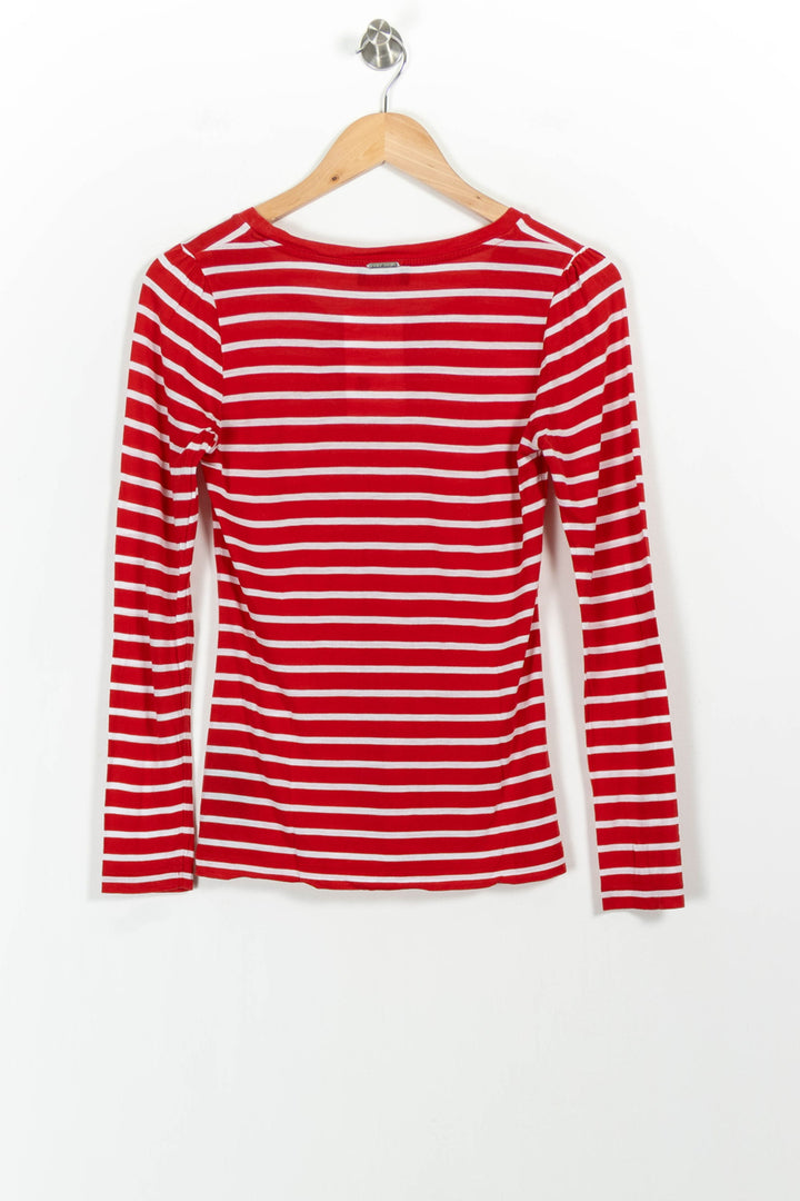 Marinière Rouge et Blanche - Taille XS/34 de la marque One Step | PARAD102659 - Vendu par Paradigme - Image 4