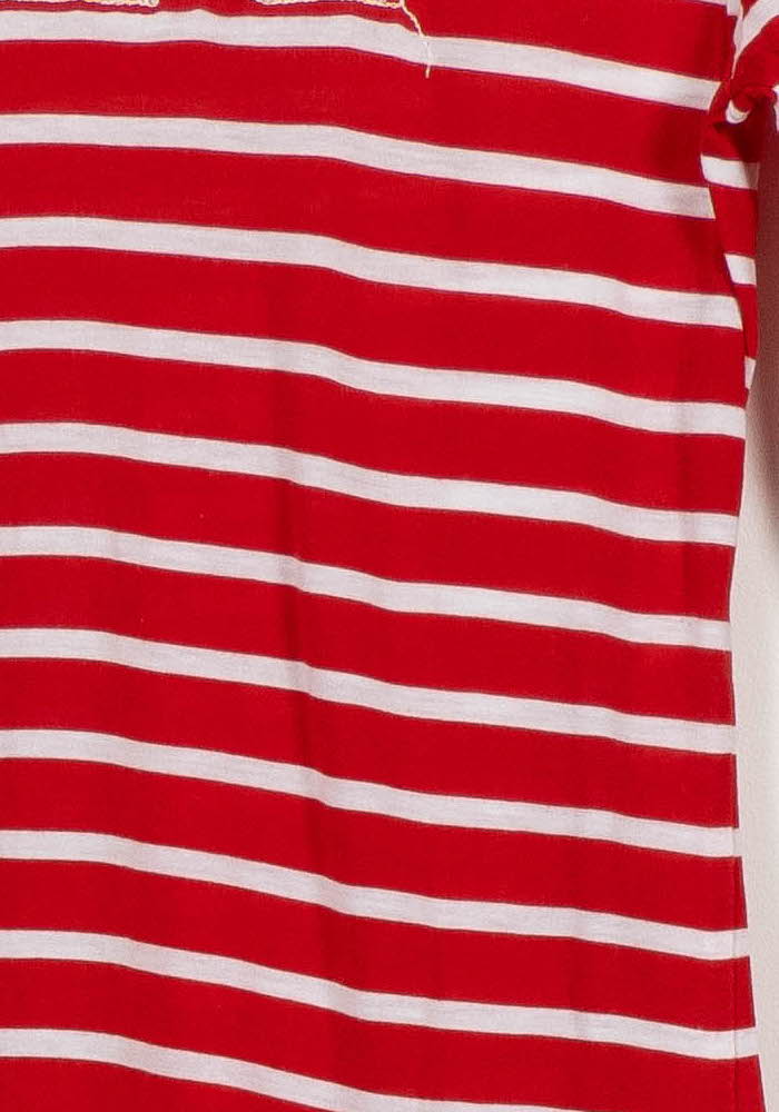 Marinière Rouge et Blanche - Taille XS/34 de la marque One Step | PARAD102659 - Vendu par Paradigme - Image 3