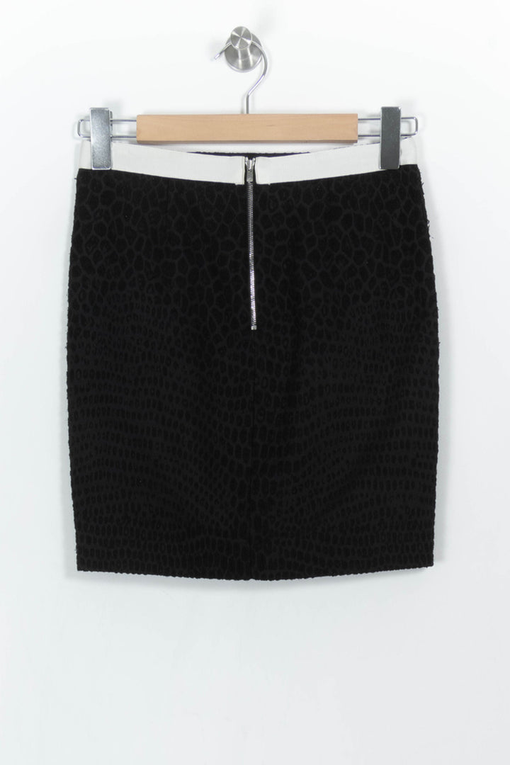 Jupe Courte Noire - Taille S/36 de la marque Sandro | PARAD102661 - Vendu par Paradigme - Image 4