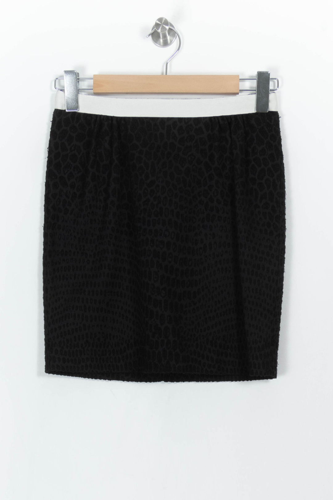 Jupe Courte Noire - Taille S/36 de la marque Sandro | PARAD102661 - Vendu par Paradigme - Image 2