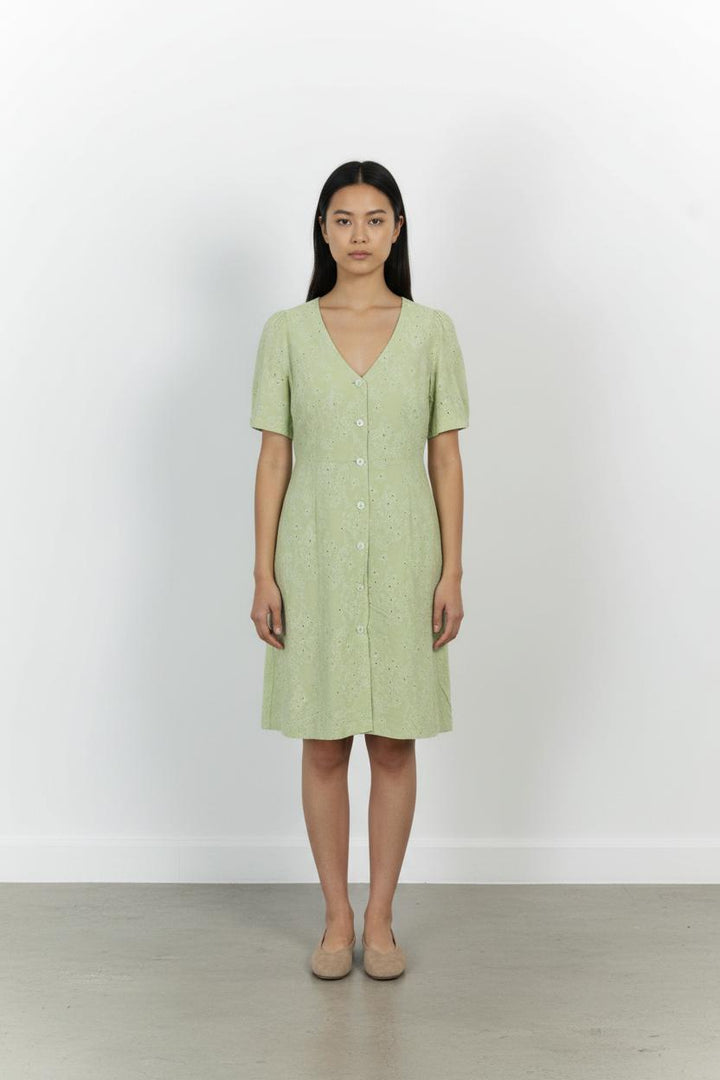 Robe Boutonnée Verte - Taille S/36 de la marque Karl Marc John | PARAD102662 - Vendu par Paradigme - Image 1