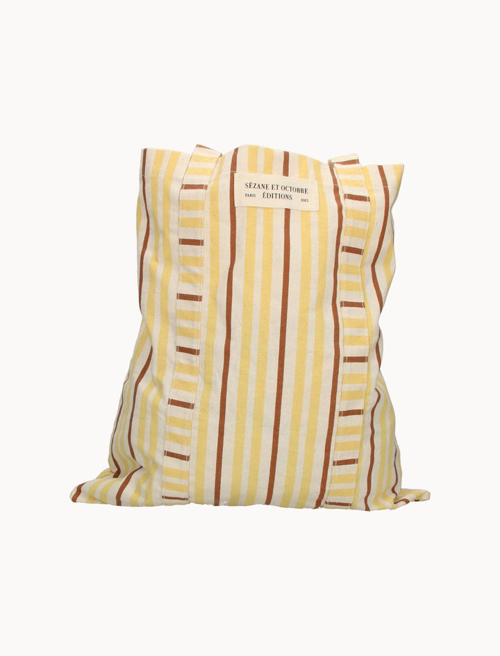 Sac Cabas Jaune et Marron - Taille T.U. de la marque Sézane | PARAD102666 - Vendu par Paradigme - Image 1
