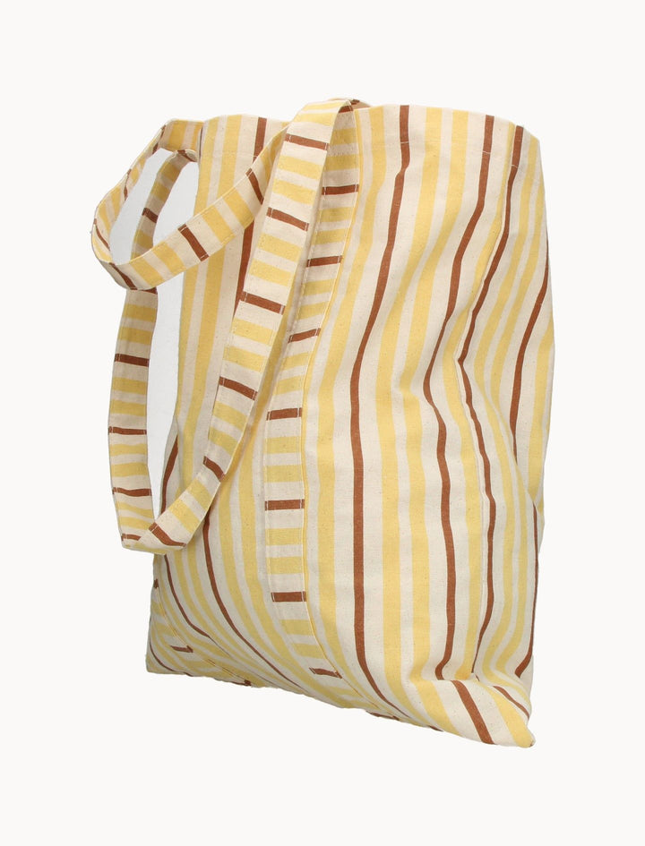 Sac Cabas Jaune et Marron - Taille T.U. de la marque Sézane | PARAD102666 - Vendu par Paradigme - Image 2