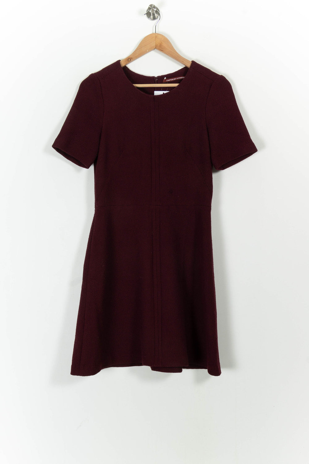 Robe Courte Bordeaux - Taille S/36 de la marque Comptoir des Cotonniers | PARAD102667 - Vendu par Paradigme - Image 2