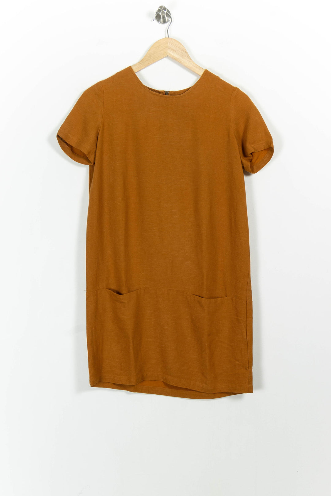Robe Droite Orange - Taille M/38 de la marque Sessùn | PARAD102675 - Vendu par Paradigme - Image 2