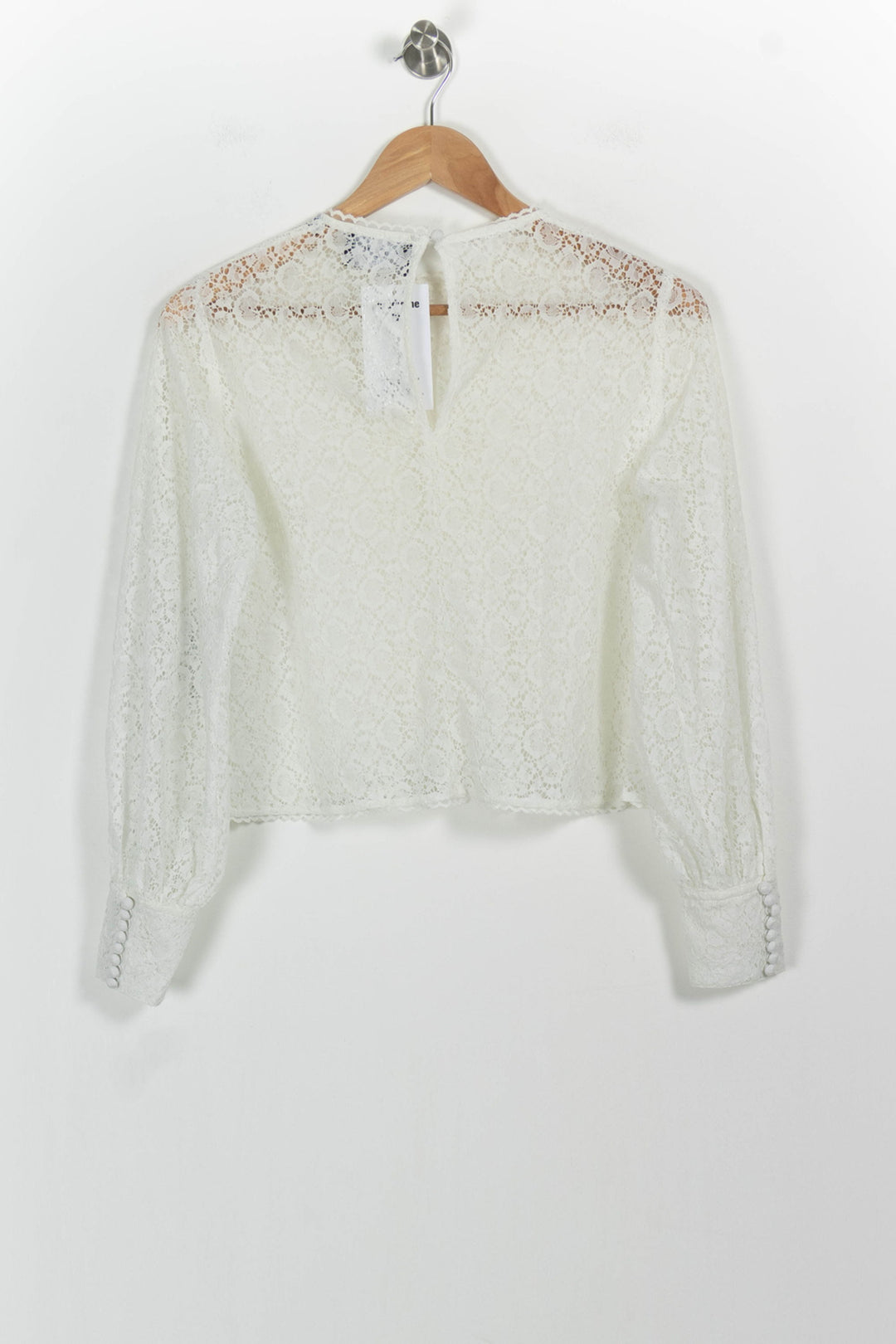 Blouse Blanche - Taille S/36 de la marque The Kooples | PARAD102677 - Vendu par Paradigme - Image 4