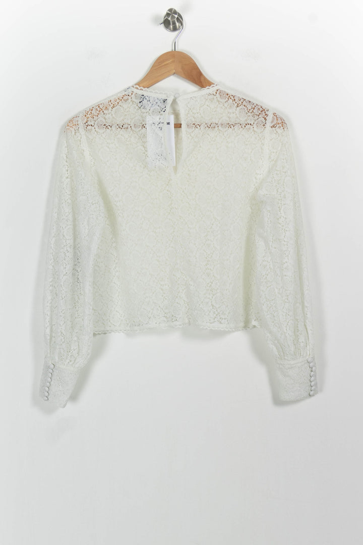 Blouse Blanche - Taille S/36 de la marque The Kooples | PARAD102677 - Vendu par Paradigme - Image 4