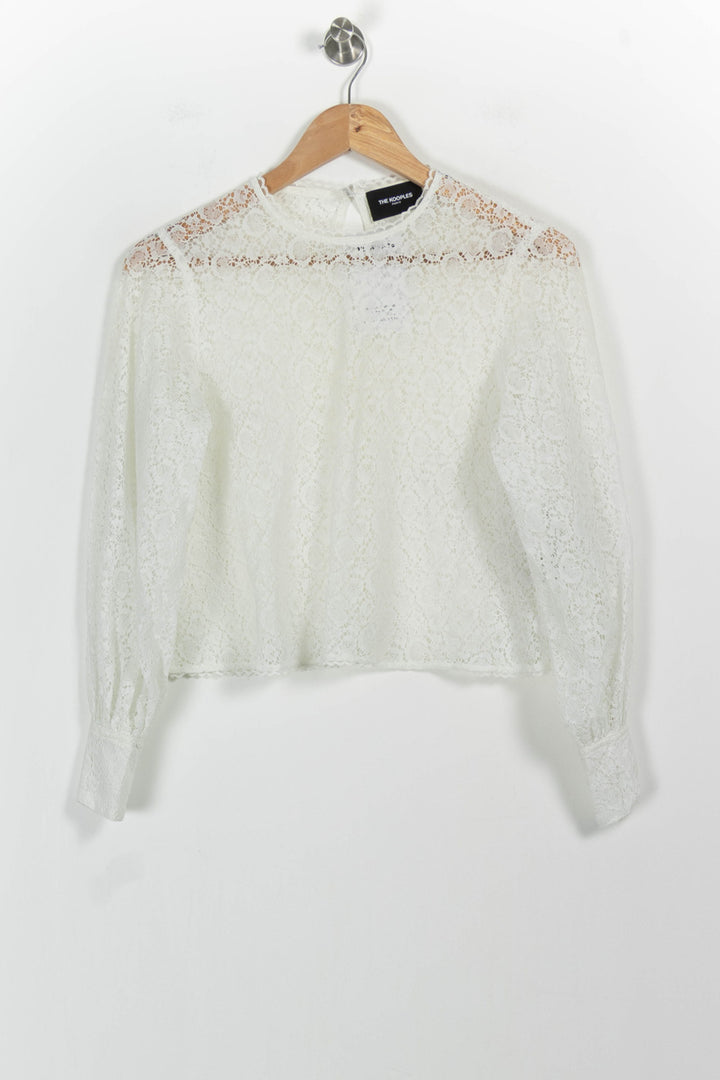 Blouse Blanche - Taille S/36 de la marque The Kooples | PARAD102677 - Vendu par Paradigme - Image 2