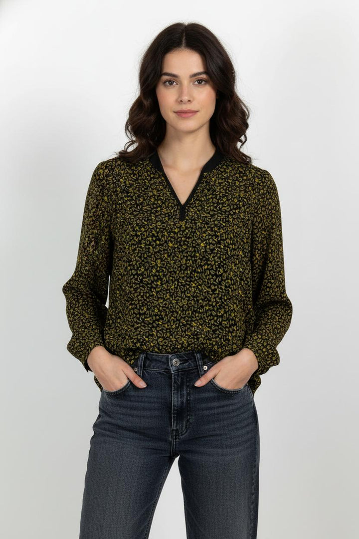 Blouse Noire et Jaune - Taille XS/34 de la marque One Step | PARAD102678 - Vendu par Paradigme - Image 1