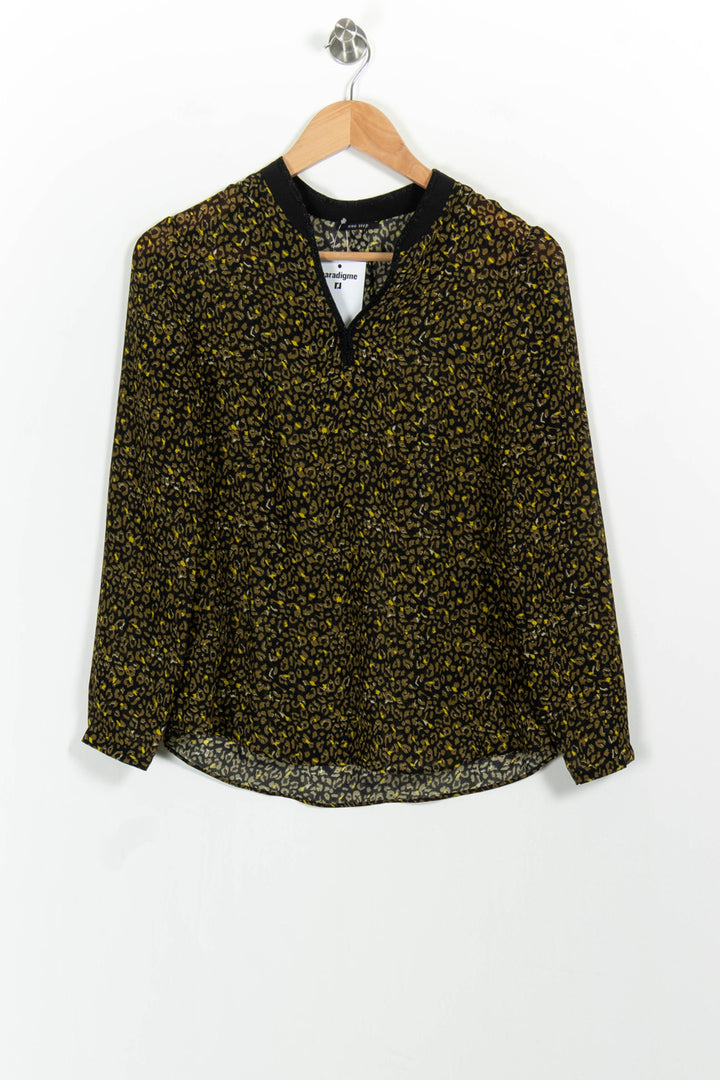 Blouse Noire et Jaune - Taille XS/34 de la marque One Step | PARAD102678 - Vendu par Paradigme - Image 2