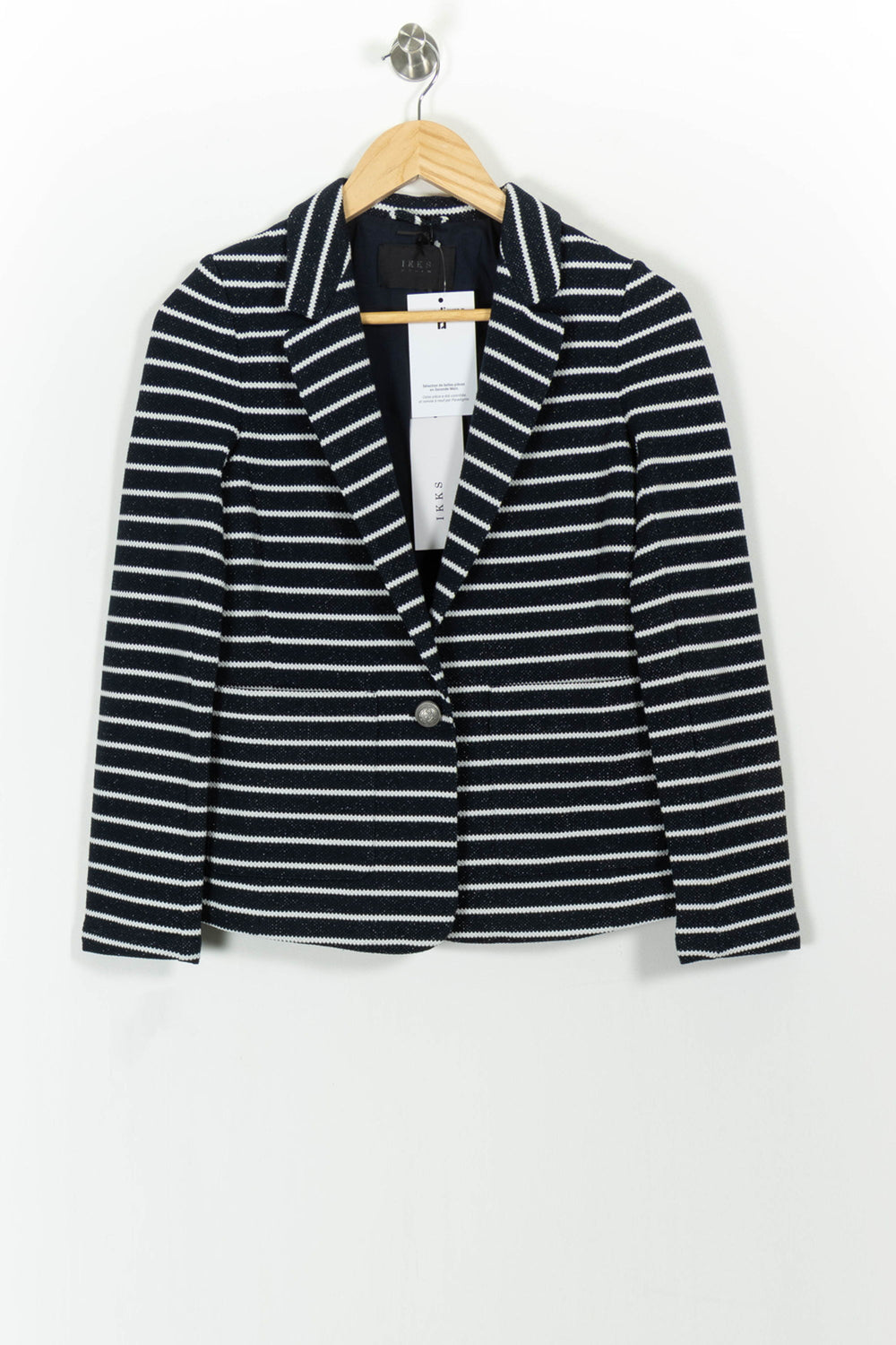 Blazer Bleu et Blanc - Taille XS/34 de la marque IKKS | PARAD102681 - Vendu par Paradigme - Image 2