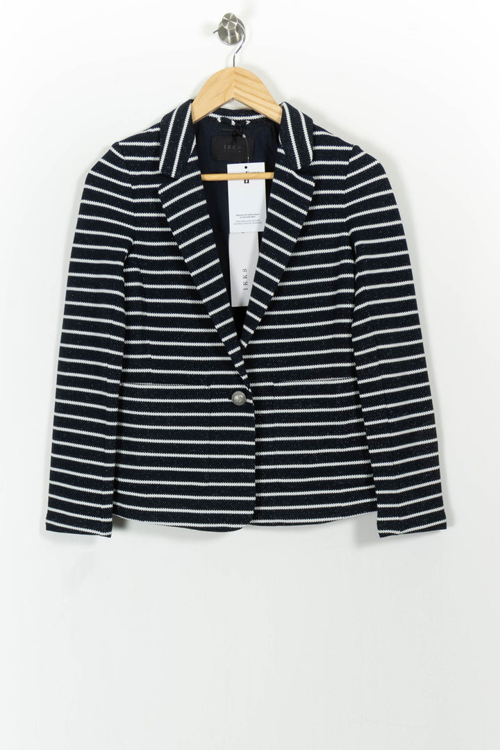 Blazer Bleu et Blanc - Taille XS/34 de la marque IKKS | PARAD102681 - Vendu par Paradigme - Image 2
